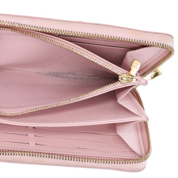 Louis Vuitton Zippy Wallet Monogram Empreinte Broderie M81138 Pink - Picture 7 of 7